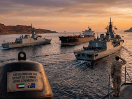 හෝමූස් සමුද්ර සන්ධිය ආරක්ෂා කිරීම පිළිබඳ එක්සත් අරාබි එමීර් රාජ්යය සහ ඕස්ට්රේලියාවේ එක්වීම!