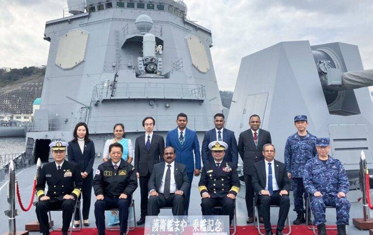 ශ්‍රී ලංකා – ජපාන ද්විපාර්ශ්වික ආරක්ෂක සහයෝගීතාවක්…