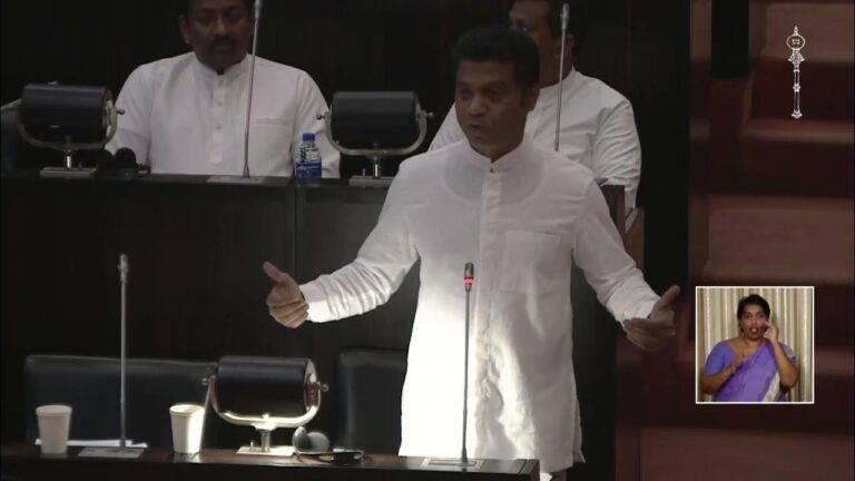 ශ්‍රී ලංකා මුහුදු සීමාව අනතුරකද? සජිත්ගේ නෞකා ප්‍රශ්නයට නලින්ද පිළිතුරු දෙයි.