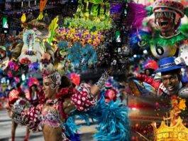 පාට ලෝකයක අතරමන් කරවන රියෝ ද ජැනයිරෝ හි වාර්ෂික සැණකෙළිය! Painted Saints and Sparkling Sinners: The Colour Clash of Carnival