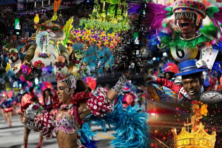 පාට ලෝකයක අතරමන් කරවන රියෝ ද ජැනයිරෝ හි වාර්ෂික සැණකෙළිය! Painted Saints and Sparkling Sinners: The Colour Clash of Carnival