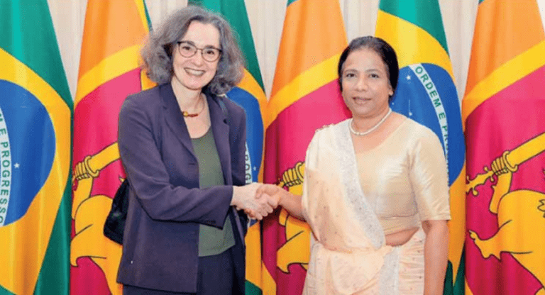 ශ්‍රී ලංකා – බ්‍රසීල ද්විපාර්ශ්වික වෙළඳ සබඳතා ශක්තිමත් වෙයි!