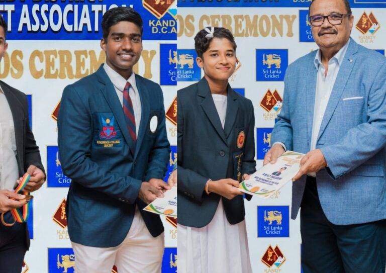 කවීජ සහ අසෙනි මහනුවර සම්මාන රාත්‍රියේ දි වසරේ දක්ෂතම ක්‍රීඩක සම්මාන දිනා ගනිති