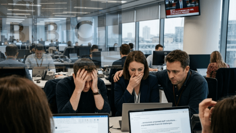 සේවක රැකියා කප්පාදු කර, ඉදිරියේදී එල්ල වීමට නියමිත මූල්‍ය පීඩනයන්ට මුහුණ දීමට BBC හි සූජානම!